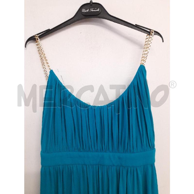 ABITO DONNA LUISA SPAGNOLI COLOR TIFFANY CATENE DORATE  | Mercatino dell'Usato Bastia umbra 2