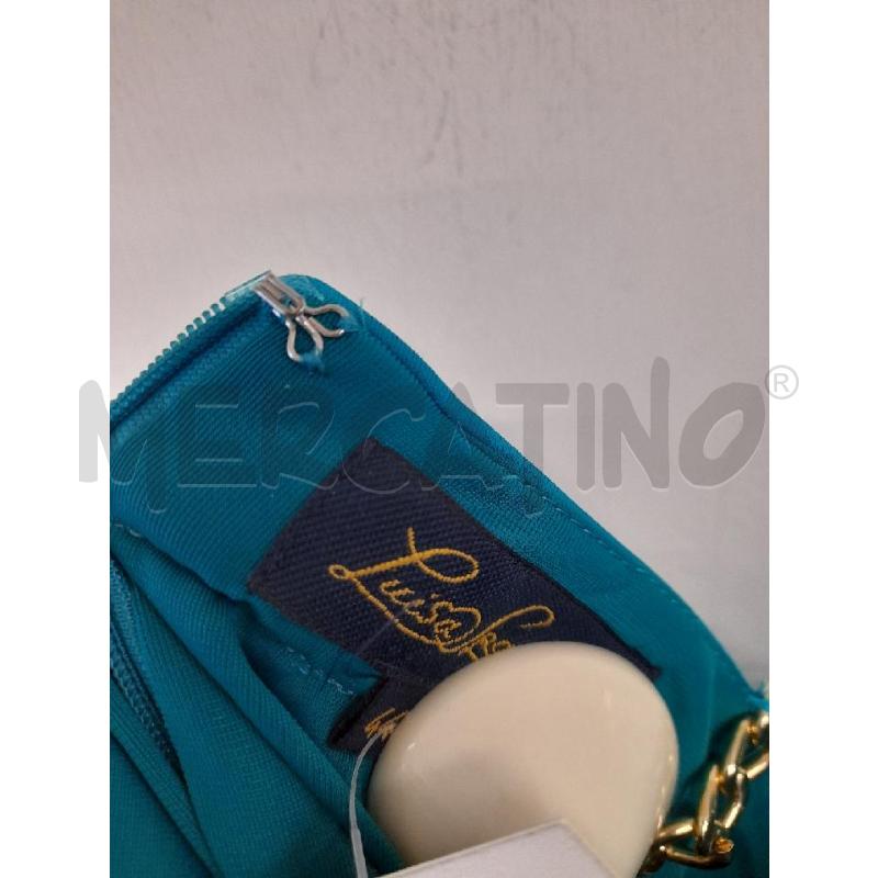 ABITO DONNA LUISA SPAGNOLI COLOR TIFFANY CATENE DORATE  | Mercatino dell'Usato Bastia umbra 3