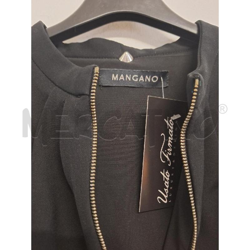 ABITO DONNA MANGANO NERO ZIP DORATA  | Mercatino dell'Usato Bastia umbra 3