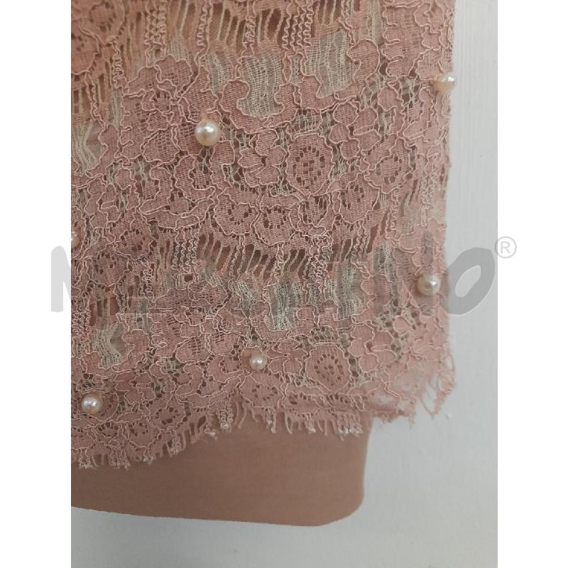 ABITO DONNA MANGANO ROSA ANTICO CON DETTAGLI PERLE  | Mercatino dell'Usato Bastia umbra 3