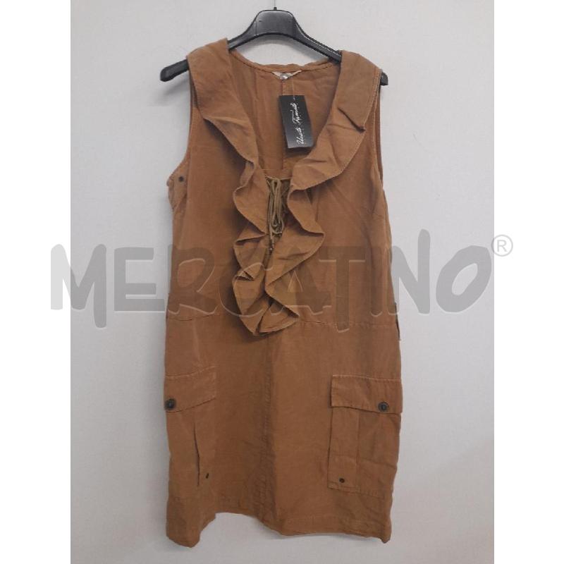 ABITO DONNA MASSIMO DUTTI SENAPE MISTO LINO  | Mercatino dell'Usato Bastia umbra 1