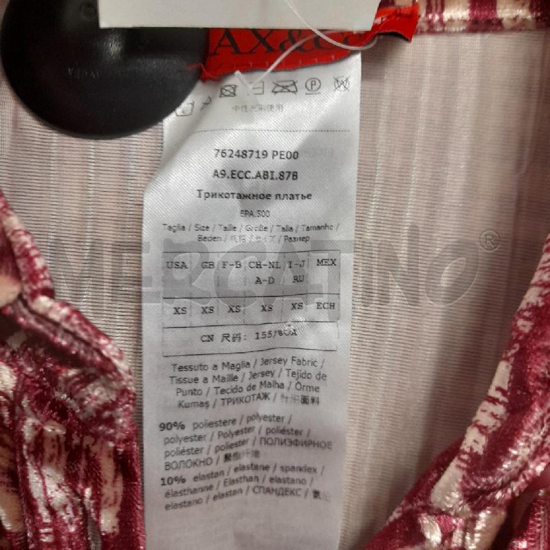 ABITO DONNA MAX&CO VELLUTO FANTA BDX CON CINTA  | Mercatino dell'Usato Bastia umbra 3