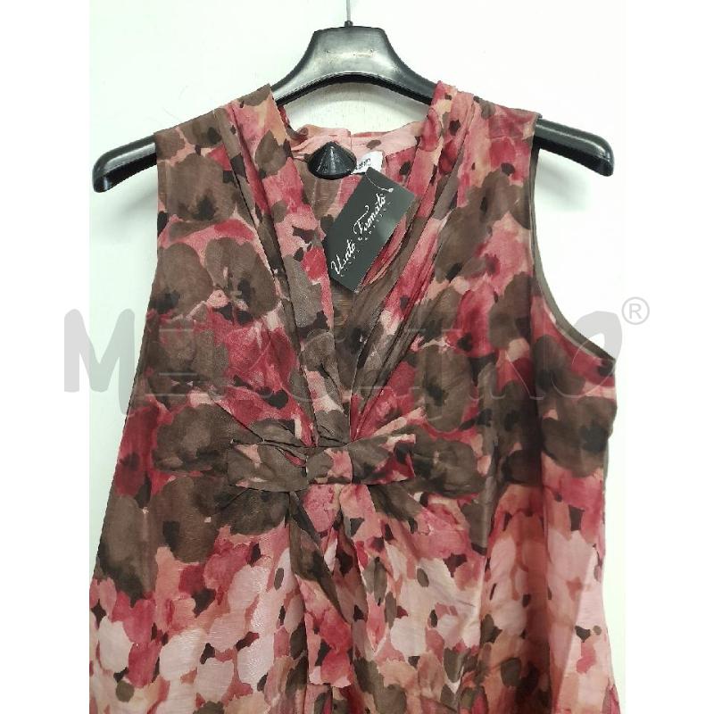 ABITO DONNA MOSCHINO STAMPA FLOREALE MISTO SETA LINO  | Mercatino dell'Usato Bastia umbra 2
