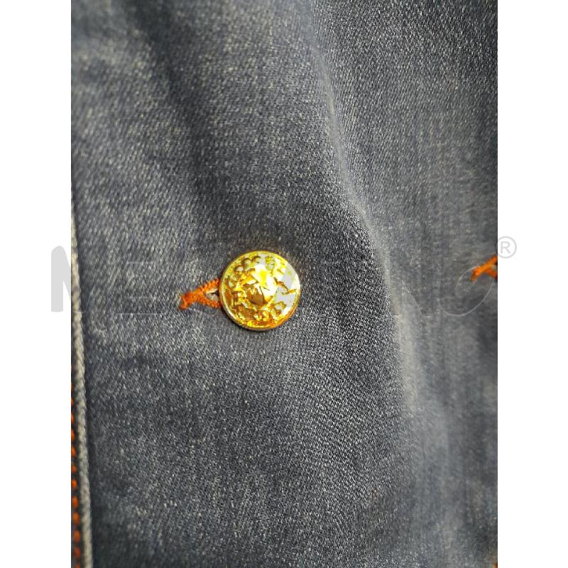 ABITO DONNA NENETTE DENIM BLU CON BOTTONI DORATI  | Mercatino dell'Usato Bastia umbra 3