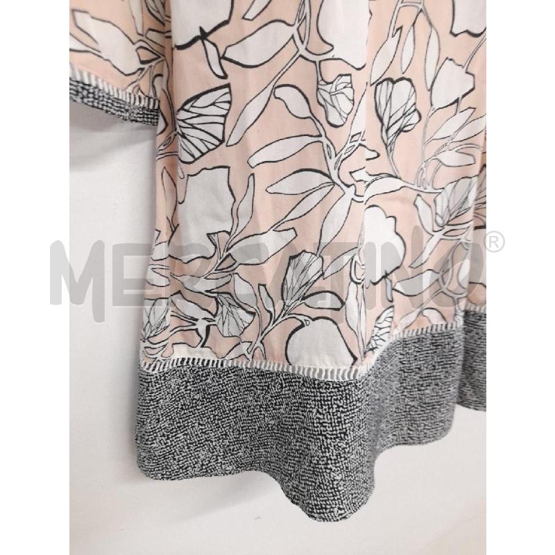 ABITO DONNA PATRIZIA PEPE ROSA CHIARO CON FOGLIE  | Mercatino dell'Usato Bastia umbra 3