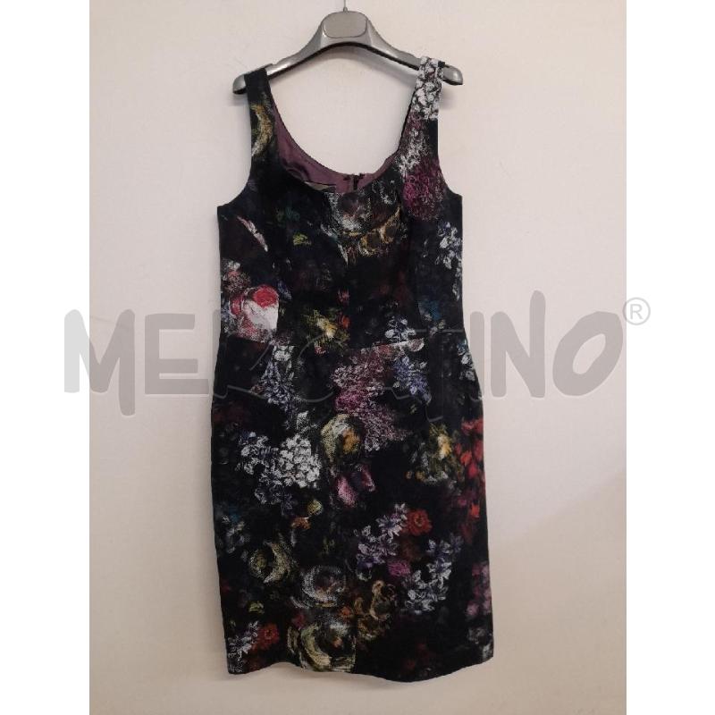 ABITO DONNA PAUL SMITH NERO STAMPA FIORI  | Mercatino dell'Usato Bastia umbra 1