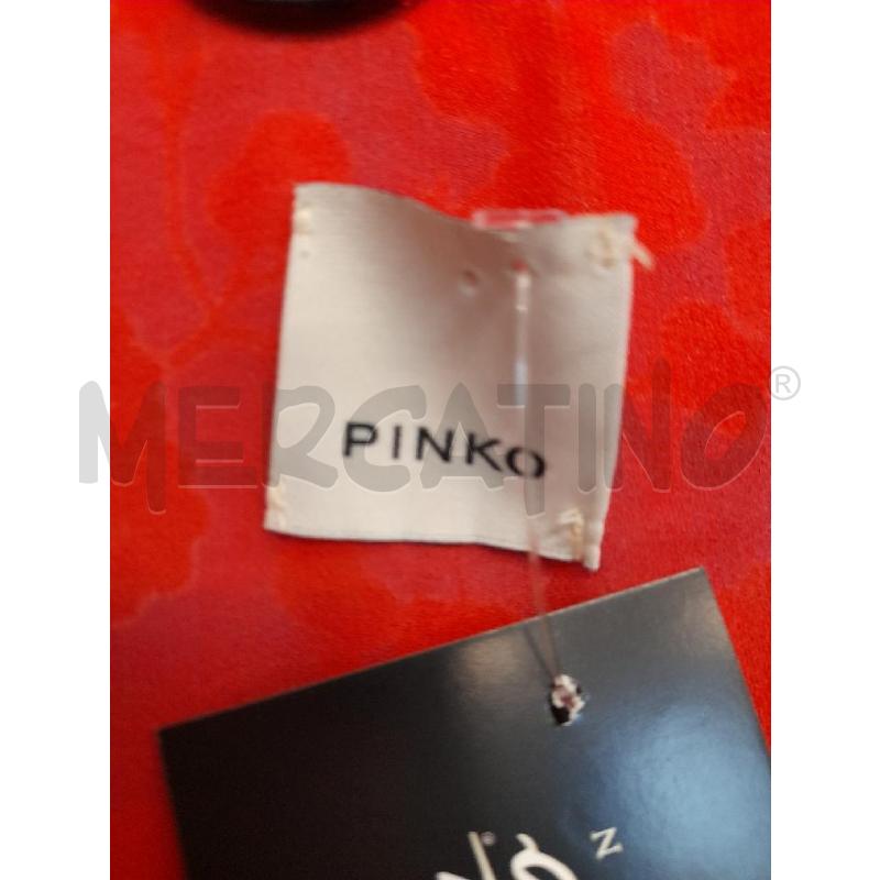 ABITO DONNA PINKO ROSSO E COBALTO FIORI  | Mercatino dell'Usato Bastia umbra 2