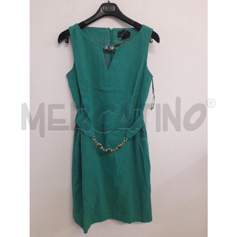ABITO DONNA TUBINO LUISA SPAGNOLI VERDE  | Mercatino dell'Usato Bastia umbra 1