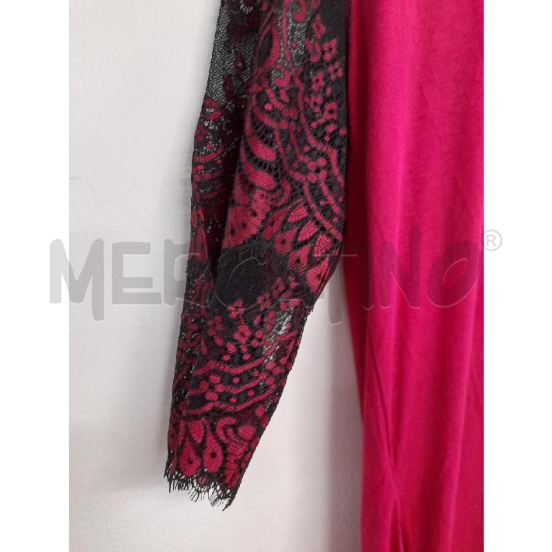 ABITO DONNA TWIN-SET FUCSIA PIZZO NERO  | Mercatino dell'Usato Bastia umbra 2