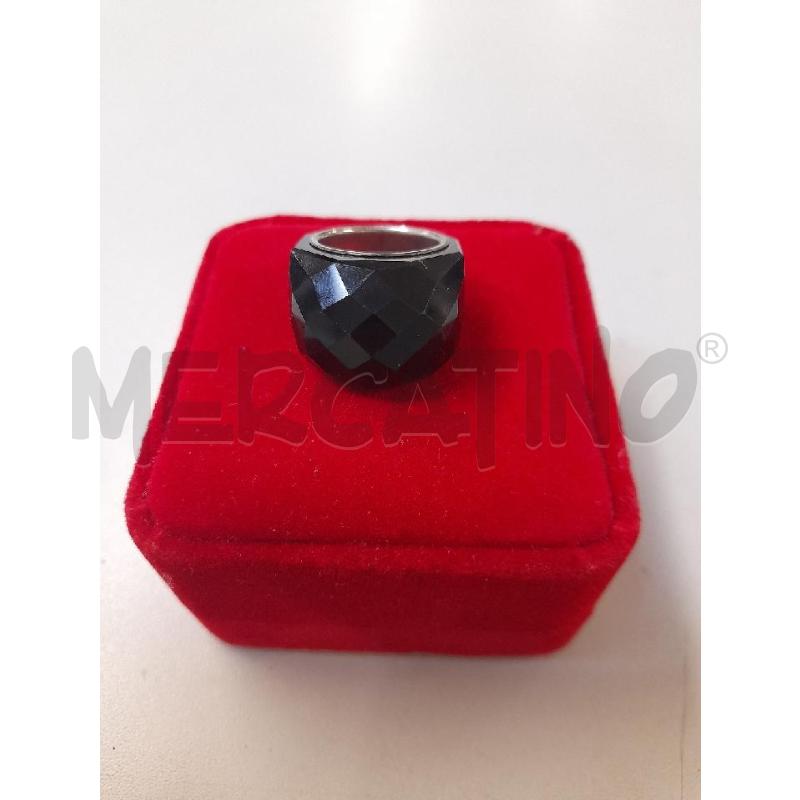 ANELLO DONNA SWAROVSKI NIRVANA NERO  | Mercatino dell'Usato Bastia umbra 1