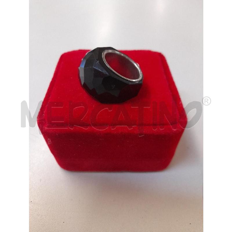 ANELLO DONNA SWAROVSKI NIRVANA NERO  | Mercatino dell'Usato Bastia umbra 2