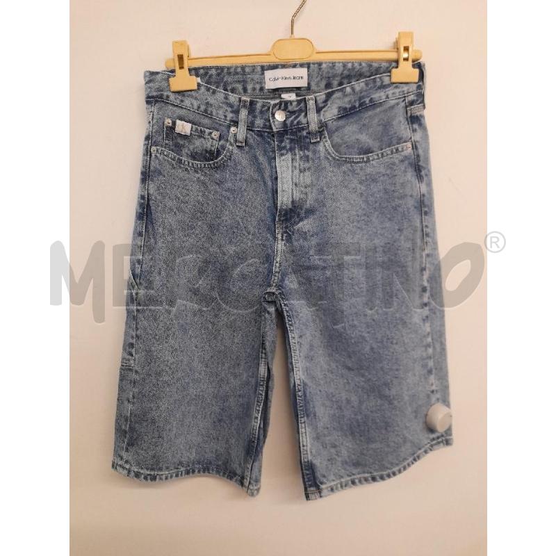BERMUDA UOMO CALVIN CLEIN DENIM EFF SFUMATO  | Mercatino dell'Usato Bastia umbra 1
