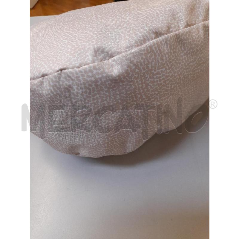 BORSA DONNA BORSBONESE  BEIGE E ROSA CHIARO  | Mercatino dell'Usato Bastia umbra 3