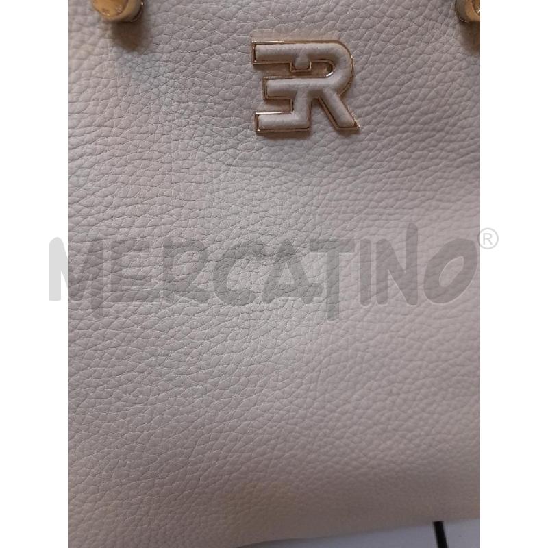 BORSA DONNA ERMANNO SCERVINO BEIGE EFFETTO MARTELLATO  | Mercatino dell'Usato Bastia umbra 2