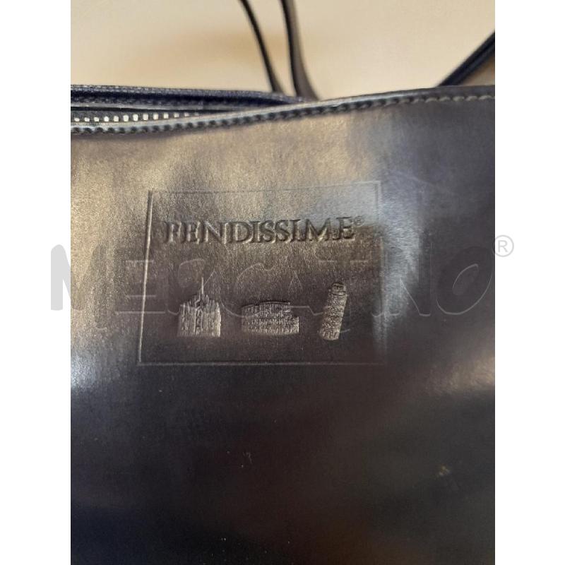 BORSA DONNA FENDISSIME BLU BAGUETTE | Mercatino dell'Usato Bastia umbra 2
