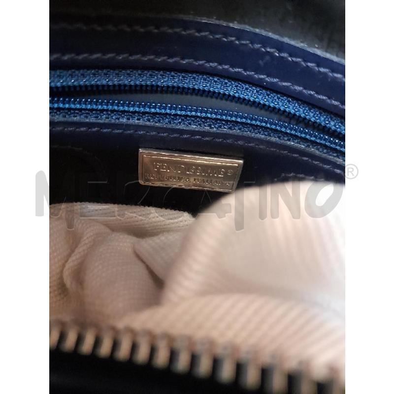 BORSA DONNA FENDISSIME BLU BAGUETTE | Mercatino dell'Usato Bastia umbra 3