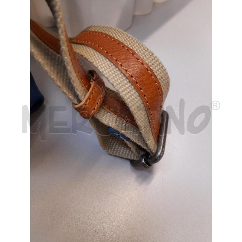 BORSA DONNA LA MARTINA BLUETTE E MARRONE  | Mercatino dell'Usato Bastia umbra 3