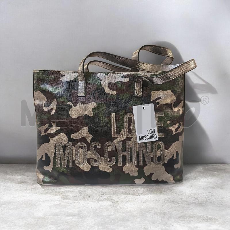BORSA DONNA LOVE MOSCHINO MIMETICO SHOPPER | Mercatino dell'Usato Bastia umbra 1