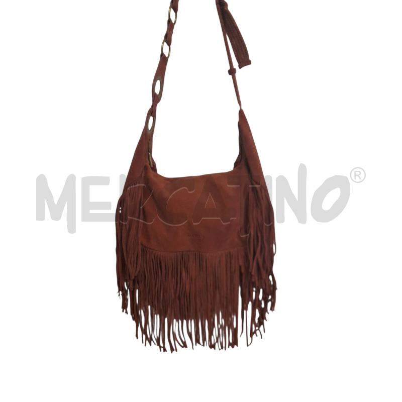 BORSA DONNA MAX&CO CAMOSCIO HOBO FRANGE | Mercatino dell'Usato Bastia umbra 1