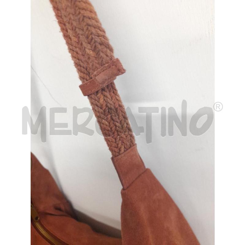 BORSA DONNA MAX&CO CAMOSCIO HOBO FRANGE | Mercatino dell'Usato Bastia umbra 4