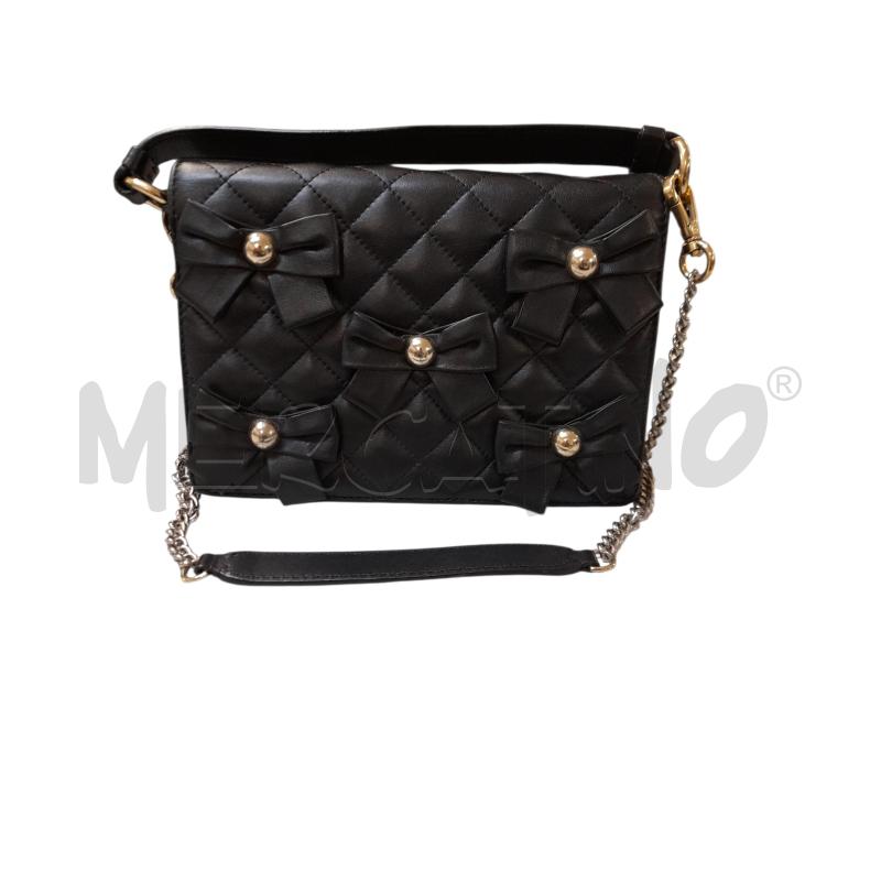 BORSA DONNA MOSCHINO BOUTIQUE NERA TRAPUNTATA | Mercatino dell'Usato Bastia umbra 1