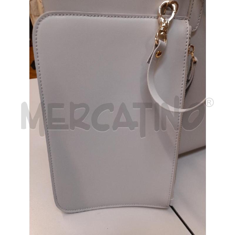 BORSA DONNA REBELLE MADE IN ITALY GRIGIO CHIARO  | Mercatino dell'Usato Bastia umbra 2