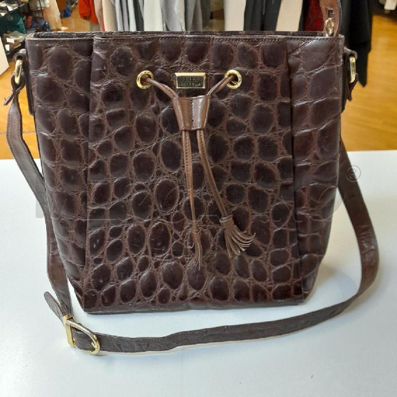 BORSA DONNA SECCHIELLO FERRE COCCO MARRONE  | Mercatino dell'Usato Bastia umbra 1