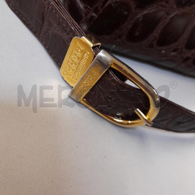 BORSA DONNA SECCHIELLO FERRE COCCO MARRONE  | Mercatino dell'Usato Bastia umbra 3