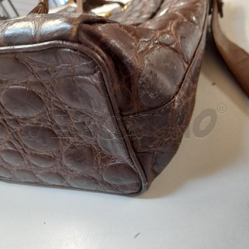 BORSA DONNA SECCHIELLO FERRE COCCO MARRONE  | Mercatino dell'Usato Bastia umbra 4
