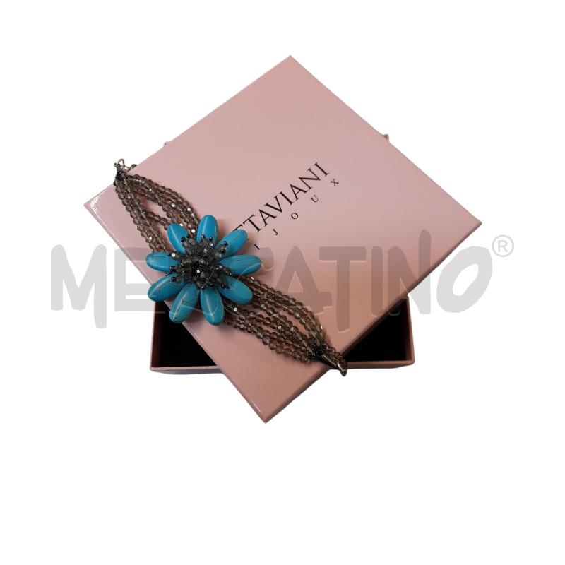 BRACCIALE OTTAVIANI FIORE PASTA DI TURCHESE | Mercatino dell'Usato Bastia umbra 1