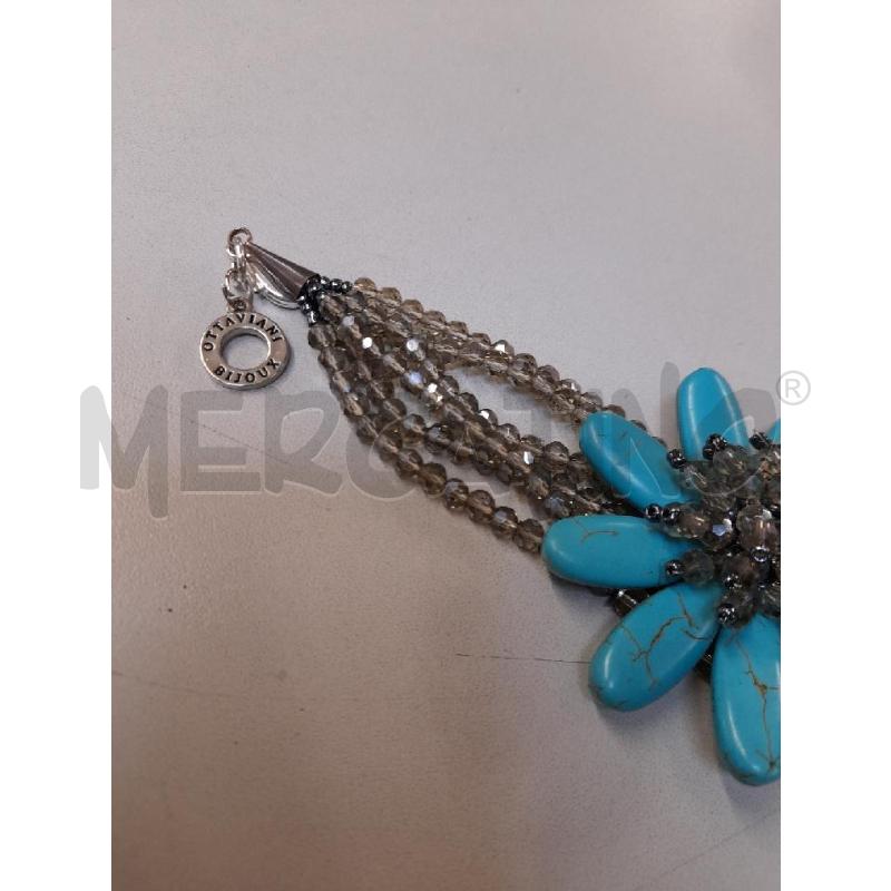 BRACCIALE OTTAVIANI FIORE PASTA DI TURCHESE | Mercatino dell'Usato Bastia umbra 2