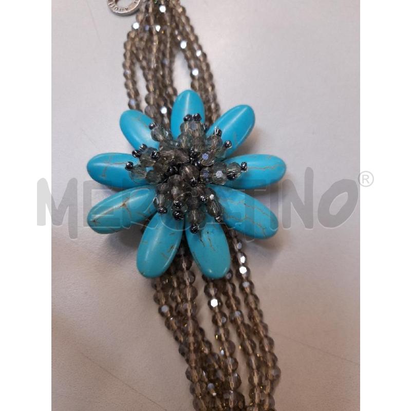 BRACCIALE OTTAVIANI FIORE PASTA DI TURCHESE | Mercatino dell'Usato Bastia umbra 3