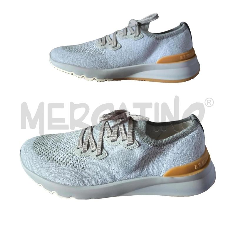 BRUNELLO CUCINELLI SNEAKERS UOMO GRIGIO CHIARO | Mercatino dell'Usato Bastia umbra 1
