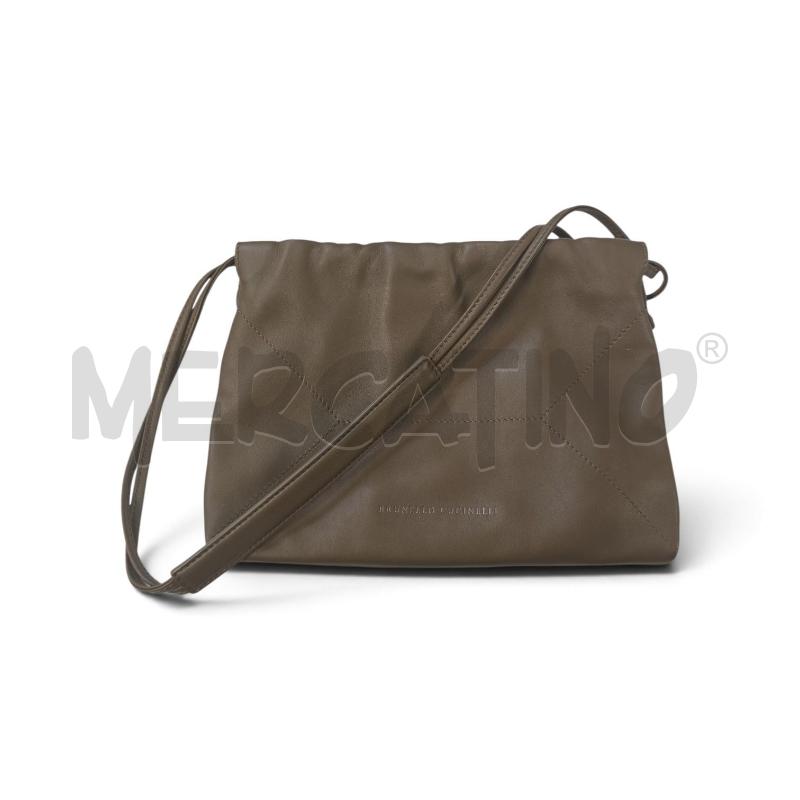BRUNELLO CUCINELLI TRACOLLA PELLE COLOR VISONE DETT MONILE | Mercatino dell'Usato Bastia umbra 1