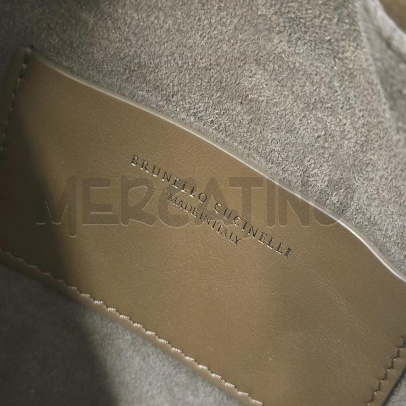 BRUNELLO CUCINELLI TRACOLLA PELLE COLOR VISONE DETT MONILE | Mercatino dell'Usato Bastia umbra 3