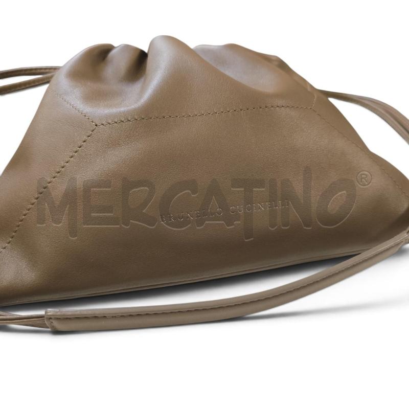 BRUNELLO CUCINELLI TRACOLLA PELLE COLOR VISONE DETT MONILE | Mercatino dell'Usato Bastia umbra 5
