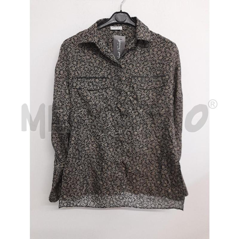 CAMICIA DONNA (M) BRUNELLO CUCINELLI FANTA BEIGE E NERO  | Mercatino dell'Usato Bastia umbra 1