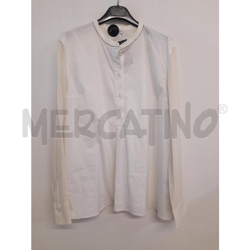 CAMICIA DONNA BRUNELLO CUCINELLI BIANCA MONILE (PICCOLO SEGNO) | Mercatino dell'Usato Bastia umbra 1