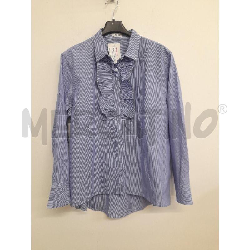 CAMICIA DONNA BRUNELLO CUCINELLI RIGHE BLU BIANCHE  | Mercatino dell'Usato Bastia umbra 1