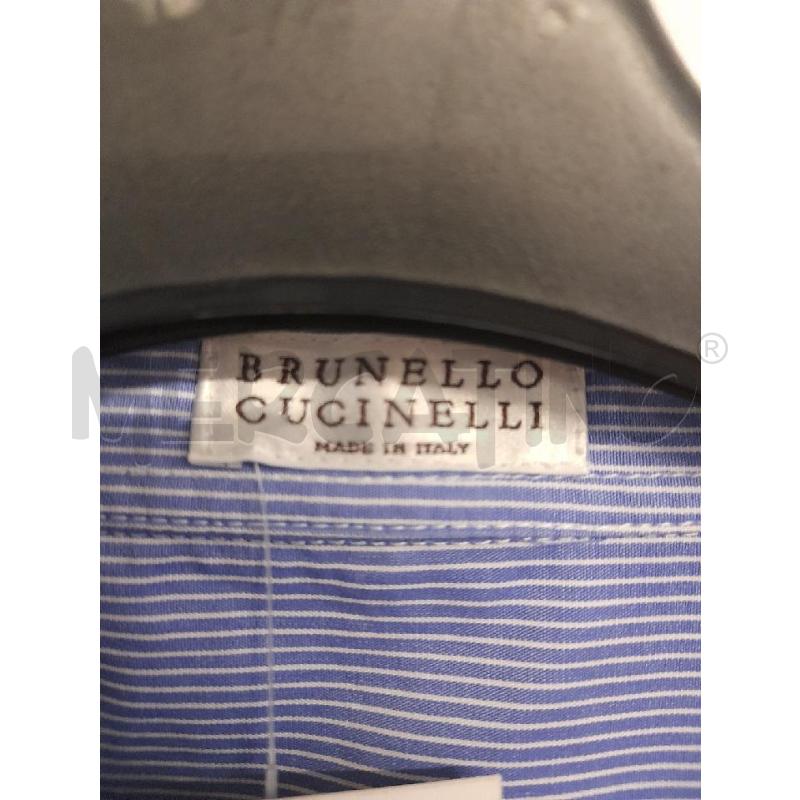 CAMICIA DONNA BRUNELLO CUCINELLI RIGHE BLU BIANCHE  | Mercatino dell'Usato Bastia umbra 3