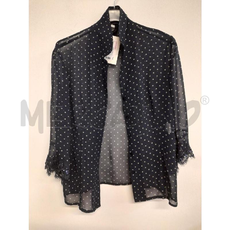CAMICIA DONNA LUISA SPAGNOLI BLU POIS | Mercatino dell'Usato Bastia umbra 1