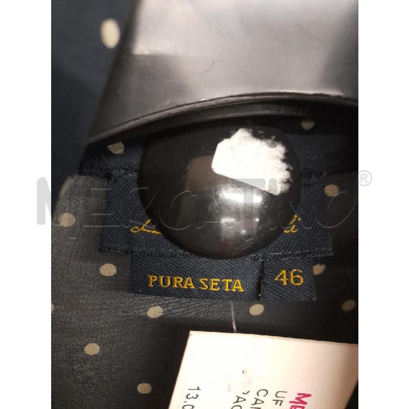 CAMICIA DONNA LUISA SPAGNOLI BLU POIS | Mercatino dell'Usato Bastia umbra 2