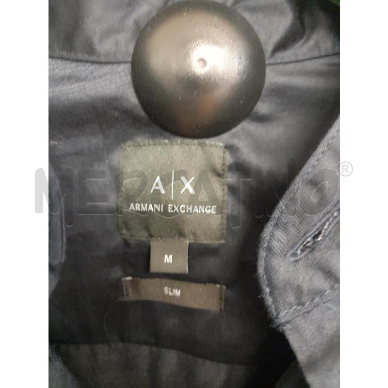 CAMICIA UOMO ARMANI EXCHANGE BLU COREANA  | Mercatino dell'Usato Bastia umbra 2