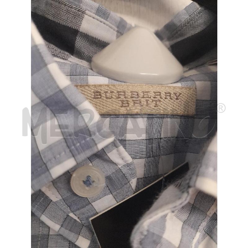 CAMICIA UOMO BURBERRY QUADRETTI GRIGI BIANCHI  | Mercatino dell'Usato Bastia umbra 2