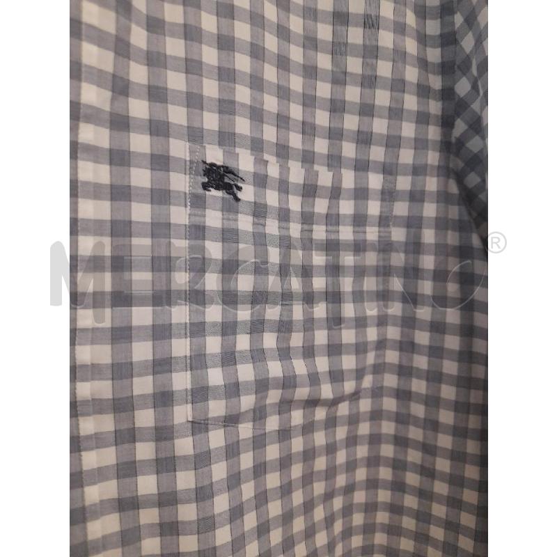 CAMICIA UOMO BURBERRY QUADRETTI GRIGI BIANCHI  | Mercatino dell'Usato Bastia umbra 3