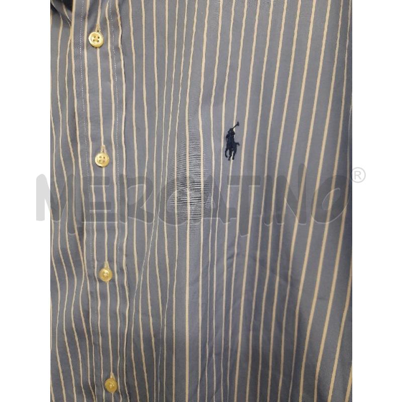 CAMICIA UOMO RALPH LAUREN AZZURRO RIGHE | Mercatino dell'Usato Bastia umbra 3