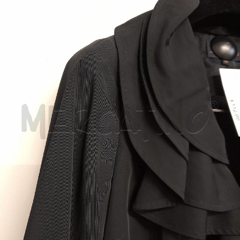 CAPPOTTO DONNA LUISA SPAGNOLI NERO CON BALZE | Mercatino dell'Usato Bastia umbra 2