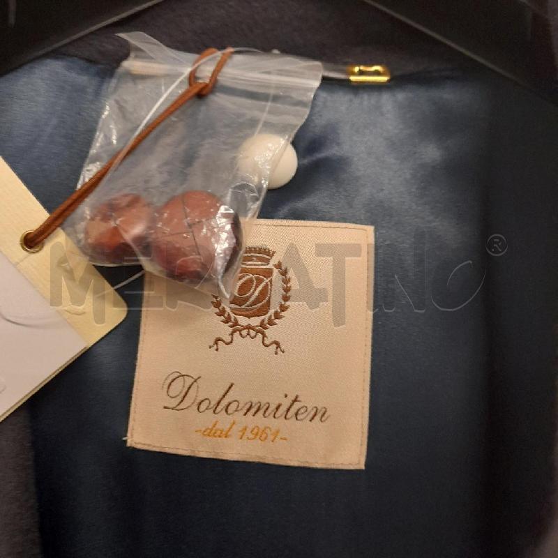 CAPPOTTO UOMO DOLOMITEN BLU NAVY BOTTONI IN PELLE MARRONI  | Mercatino dell'Usato Bastia umbra 2