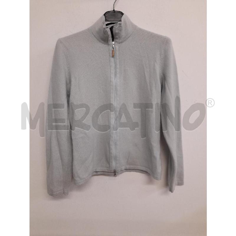 CARDIGAN DONNA BRUNELLO CUCINELLI AZZURRO PURO CASHMERE | Mercatino dell'Usato Bastia umbra 1
