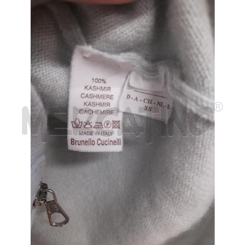 CARDIGAN DONNA BRUNELLO CUCINELLI AZZURRO PURO CASHMERE | Mercatino dell'Usato Bastia umbra 2